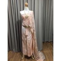 ราคา ชุดไทยสไบ ชุดไทยเจ้าสาว ชุดเจ้าสาว ชุดไทยเจ้าสาวแบบสไบ ชุดไทยสไบเจ้าสาว สีโอรสไล่สี (22841354869)