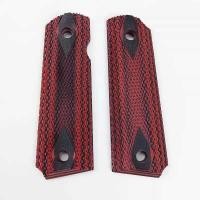 ราคา 1pair 1911 Grips Natural red wood Handle Grips Patch Custom Grips CNC Handle Grips (55809418456)