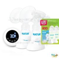 ราคา มือ 1 ปั๊มนมไฟฟ้า Natur แบบคู่ รุ่น D-4 รับประกัน 2 ปี (2848293628)