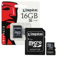 ราคา Micro SD Card Kingston 16 GB Class 4 (25184111409)
