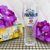 ราคา แก้วเบียร์ Suntory The Premium Malt’s Beer 350ml ลายดอกทานตะวัน SUNFLOWER มือสอง จากญี่ปุ่น (21093464374)