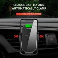 ราคา ▥ Wireless Charger Automatic Car Mount Phone Holder Stand 15W Fast Charging Station For Iphone (54458098713)