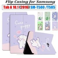 ราคา SAMSUNG สําหรับSamsung Galaxy Tab A (2016) 10.1 "SM-T580 SM-T585 A6 T580 T585 รูปแบบน่ารักเหงื่อหลักฐานกรณีTabA 2016 S-Pen SM-P580 SM-P585 คุณภาพสูงหนังPUขาตั้งฝาครอบ (17857278190)