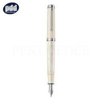 ราคา Pelikan ปากกาหมึกซึม พีลีแกน เอ็ม605 - Pelikan Souveran M605 Fountain Pen White Transparent Special Edition (25760945835)