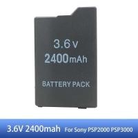 ราคา แบตเตอรี่ลิเธียมไอออนแบบชาร์จได้ 3.6V 2400mah สำหรับ Sony PSP2000 PSP3000 PSP 2000 3000 PSP-S110 PlayStation (26539566321)