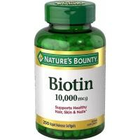 ราคา Natures Bounty Biotin 10,000 mcg, 250 Rapid Release Softgels ลิตร (50861419868)