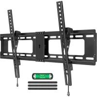 ราคา MOUNTUP TV Wall Mount Tilting TV Mount Bracket สําหรับ 37-82 นิ้วหน้าจอแบน/โค้ง Low Profile Wall Mount Saving Space Max VESA 600x400 มม.ถือสูงสุด 132 ปอนด์ Fit 16" 18" 24" Stud (43780677333)