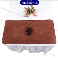 ราคา ผ้าปูที่นอนสปามีรูขนาด 40.80ซม แผ่นมีรูสําหรับเตียงนวดตัว (29788896189)