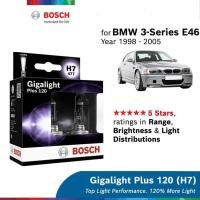 ราคา หลอดไฟหน้า Bosch Gigalight Plus 120 H7 สําหรับ BMW E46 (48160371531)