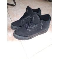 ราคา Nike Air Jordan 3 Retro Black Cat 7Y/25cm. มือ2 used like new ของแท้ มีใบเสร็จร้าน footlocker (45206349560)
