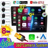 ราคา ใหม่ล่าสุด [4G LTE + 8core + กล้อง 360 + AI Voice] เครื่องเล่น Android 4 + 32G 9 นิ้ว 10 นิ้ว (4G LTE + 5G Wifi) หน้าจอสัมผัส 2 Din วิทยุรถยนต์ 4core Waze GPS บลูทูธ หัวมอนิเตอร์รถยนต์ (20977909914)
