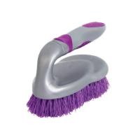 ราคา บีวิช แปรงไนลอนขัดพื้นผนังด้ามจับสีม่วง BeWish Nylon Cleaning Brush 1Pcs. (52559535534)