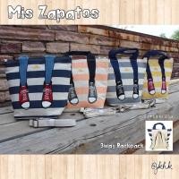 ราคา Mis Zapatos Stripe 3way Backpack (14450150706)