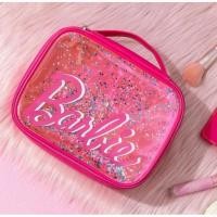 ราคา มือ1 กระเป๋าเครื่องสำอาง Barbie ลายลิขสิทธิ์แท้ สีชมพูสดใส จุของได้เยอะมาก (44859894876)