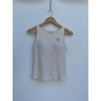 ราคา เสื้อกล้ามแขนกุดบราท็อปสีขาว Bratop Uniqlo ผ้าร่อง ไซส์ M (24291845389)