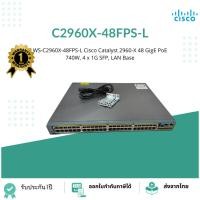 ราคา WS-C2960X-48FPS-L Cisco Catalyst 2960-X 48 GigE PoE 740W, 4 x 1G SFP, LAN Base (22861511810)