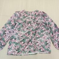 ราคา เสื้อคอกลมลายดอกสีม่วง (48456796919)
