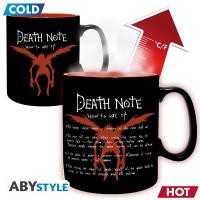 ราคา ABYStyle [ลิขสิทธิ์แท้ พร้อมส่ง] แก้วมัคเซรามิค แก้วเปลี่ยนรูป ร้อน/เย็น เดธ โน๊ต DEATH NOTE Heat Change Mug 460ml (25289314810)