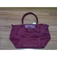 ราคา (แท้100%) longchamp lepliage club m long red (1531365015)