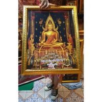 ราคา กรอบมงคล รูปพระชินราช เงินหลวง ทองไหลมา เสริมฮวงจุ้ย ตกแต่งบ้าน (21930944779)