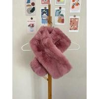 ราคา ผ้าพันคอขนเทียมนิ่มลื่น แบบสอด สีชมพู (43855049882)