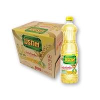 ราคา น้ำมันถั่วเหลือง 100% ตรา มรกต ปริมาตรสุทธิ 1 ลิตร x 12 ขวด (ยกลัง) (12260673183)