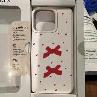 ราคา เคส Iphone พร้อมโบว์สีแดงสองเส้นและขอบคลื่น 15prm สําหรับ iphone 15prm 16promax 15promax 12 11promax 13 14 x 11 7 plus xsmax lmd436 (49960600313)