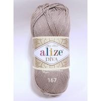 ราคา เส้นด้ายถัก - Alize Diva Plain 167 สีเบจ (8229921126)