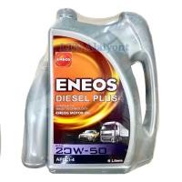ราคา ✅ ของแท้ ❣️6+1 ลิตร ENEOS DIESEL PLUS 20W-50 น้ำมันเครื่อง เอเนออส ดีเซล พลัส 20W50 6 L 1 L (40101332210)