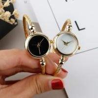ราคา สร้อยข้อมือกําไลโลหะหรูหรานาฬิกาควอทซ์, ผู้หญิงสุภาพสตรีแฟชั่นปรับสบายๆใหม่ที่เรียบง่าย (55261919332)