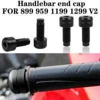 ราคา Bar End Cap For DUCATI 899 959 1199 /1299/S/R V2 PANIGALE Panigale Handle Bar Grips Cap End Plugs H (40827732047)