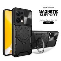 ราคา Xiaomi Poco X5 Pro 5G - Redmi Note 12 Pro 5G - EvoX Army Flash Flip Lens armor Case กันกระแทก (47552663985)