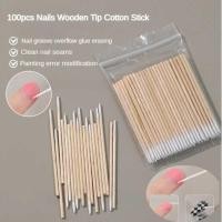 ราคา AShop Cotton Buds ผลิตภัณฑ์ทําความสะอาดเล็บปลายแหลม 100 ชิ้น (40605802925)