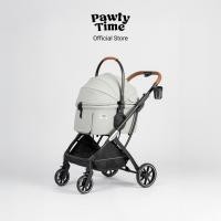 ราคา Pawty Time รถเข็นสัตว์เลี้ยง รถเข็นหมาแมว 2-in-1 รุ่น Lumo สี Aqua ถอดเป็น Car Seat ได้ เบา แข็งแรง รับน้ำหนักได้ 30 กก (55357466449)