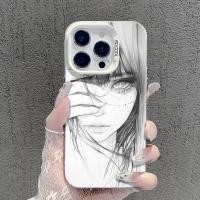 ราคา iphone 16 case เคสไอโฟน 16 Qi Bangs Girl เหมาะสําหรับ Apple 16 เคสโทรศัพท์ iphone15promax การ์ตูน 14plus อะนิเมะ 13mini สองมิติ 12 สไตล์ใหม่ 11 Niche x ความรู้สึกระดับไฮเอนด์ 8 หญิงสไตล์ 17/xs/7/xr (5
