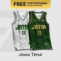 ราคา [ฟรี CUSTOM UNIT] เสื้อบาสเก็ตบอล Popnas East Java - East Java 2025 HOME & AWAY เสื้อยืด Tshirt Tops เครื่องแต่งกาย (49450602399)