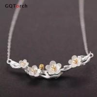 ราคา สร้อยคอกิ่งซากุระ • Sakura Blossom Necklace (430950488)