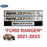 ราคา Sticker สติ๊กเกอร์ ติดท้ายรถ WILDTRAK ดำขอบส้ม Ford Ranger 4x2 4x4 2021 2022 2023 ติดข้างประตู ฟอร์ด เรนเจอร์ แผ่น ป้าย (20494933321)