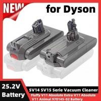ราคา 25.2V แบตเตอรี่ สำหรับเครื่องดูดฝุ่น Dyson SV14 Fluffy SV15 Extra Absolute V11 Animal 970145-02 (45951260856)