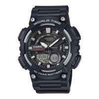 ราคา Casio Standard รุ่น AEQ-110W-1AVDF นาฬิกาข้อมือผู้ชาย สีดำ สายเรซิ่น -มั่นใจ ของแท้ 100% ประกันศูนย์ 1 ปีเต็ม (8954446539)
