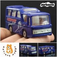 ราคา โมเดลรถเก่าของเล่นเก่า รถสะสมโบราณ 1/64 มือสอง: MAJORETTE MINI BUS สีน้ำเงิน ตำหนิคราบกระจกหลัง (29806102963)