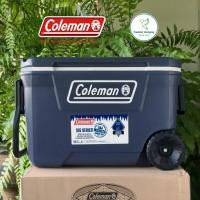 ราคา COLEMAN กระติกน้ำแข็ง กระติกน้ำแข็งล้อลาก Wheeled Cooler 62qt 59ลิตร Blue Night โคลแมน camping แคมปิ้ง tent เต็นท์ (9450447793)