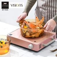 ราคา American Corning Pot VISIONS หม้อแก้วสีคริสตัลโปร่งใสในครัวเรือนของแท้หม้อซุปหม้อสตูว์หม้อซุป R (47609171718)