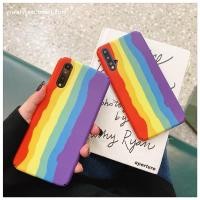 ราคา รุ่นใหม่ !!! Case OPPO Reno4 รุ่นออฟโป้ งานกำมะหยี่สายรุ้ง เคสสายรุ้งไล่โทนสีนิ่ม Oppo Reno 4 [ พร้อมส่งจากไทย ] (9839382747)