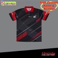 ราคา [Collection 2023] HONDA POLO BLACK เสื้อโปโลฮอนด้า สีดำ (24257548201)