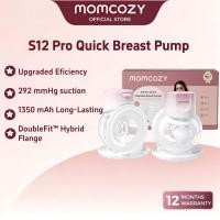 ราคา เครื่องปั๊มนม โมโมโคซี่ ส12 มือโปร เร็ว,แฮนด์ฟรีสวมใส่และไร้สายปั๊ม,ที่มีหน้าแปลนไฮบริด ดับเบิ้ลฟิต,3โหมดและ9ระดับไฟฟ้าปั๊มแบบพกพา,จอแสดงผลสมาร์ท,2นับ,สีขาว&สีชมพู (50758474500)