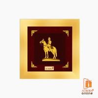 ราคา Khongkwan by Aurora กรอบรูปรัชกาลที่ 5 ทรงม้า 18*18 ซม. ประดับด้วยทองคำแท้ 99.9% (23725512928)