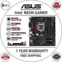 ราคา ใช้ Asus b85m-GAMER เมนบอร์ดเดสก์ท็อป B85 b85m ซ็อกเก็ต LGA 1150 i7 i5 DDR3 32G SATA3 USB3.0 M ATX (27519087082)