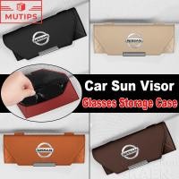 ราคา Nissan ม่านบังแดดรถยนต์ กล่องแว่นตา การ์ด บัตรกำนัล กล่องเก็บของ กล่องเก็บแว่นตากันแดด สำหรับ Juke March Kicks Almera Serena C28 Terra Navara nismo Xtrail Teana Note Leaf Sylphy (49108791270)