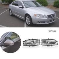 ราคา กระจกมองหลังสําหรับ Volvo S80 S80L S40 S60 C70 C30 ไฟเลี้ยวประตูปีกด้านหลังกระจกมองข้างไม่มีหลอดไฟ (57759667957)